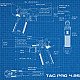 Pistol BUL SAS II TAC PRO 4.25 G2 Silver 9x19
