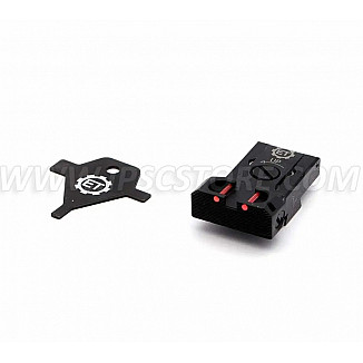 Adjustable Rear Sight with Fiber Optics for SP01 Shadow/S2 Eemann