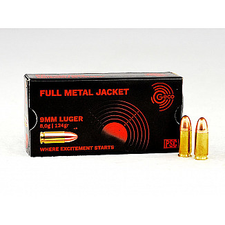 Φυσίγγια 9x19 Geco FMJ 124gr 