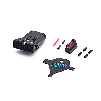 Sights set for Beretta 92 fiber optic LPA (SPR98BE7F)