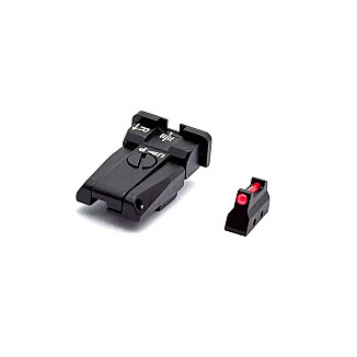 Sights set for Beretta 92 fiber optic LPA (SPR98BE7F)