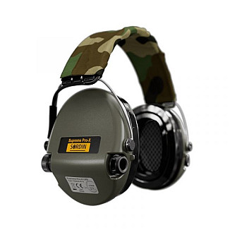 Ωτοασπίδες ηλεκτρονικές Sordin Supreme Pro-X LED Gel Χακί/Camo