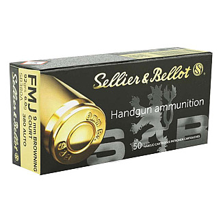 Cartridges .380 S&B FMJ 92gr