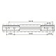 Picatinny rail for Rem 700 SA/ CZ 600 Lux 0MIL Sphur R-7001 