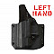 OWB kydex pistol holster (left-hand)