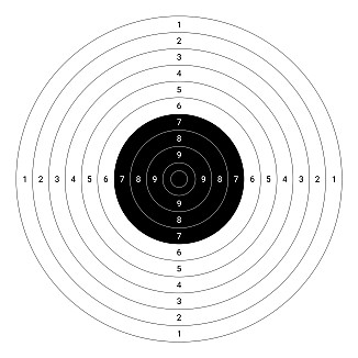Στόχοι ISSF ακριβείας (250 τεμ)
