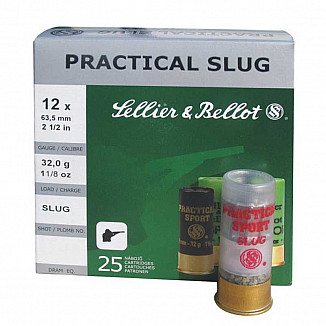 Μονόβολα 12/63 Sellier & Bellot Practical Slug