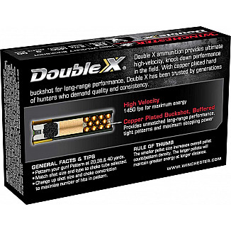 9 pellet12/70 TURBO Winchester Double-X Hi Velocity Buckshot (SB1200)