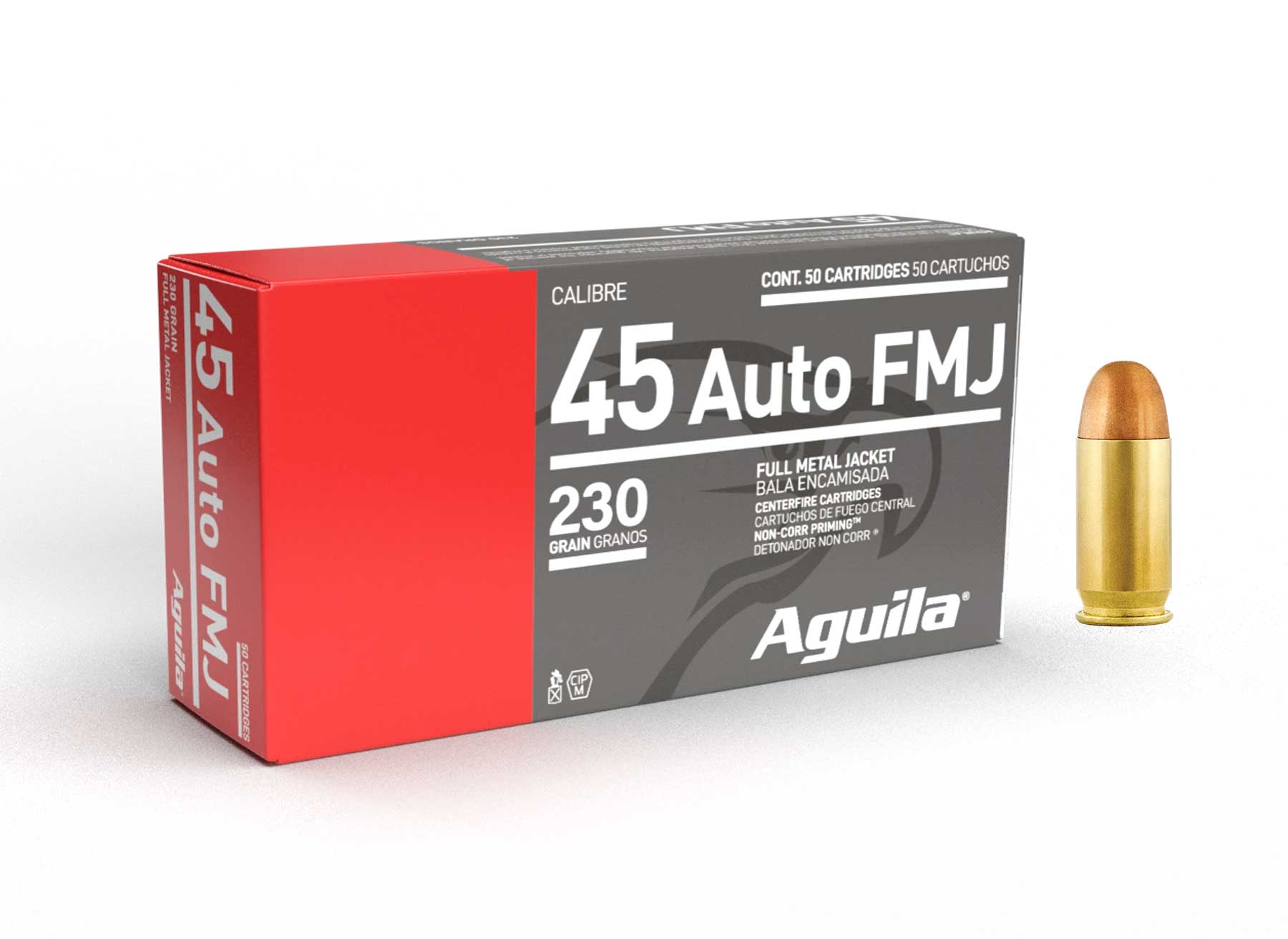 Cartridges .45 Aguila FMJ 230gr