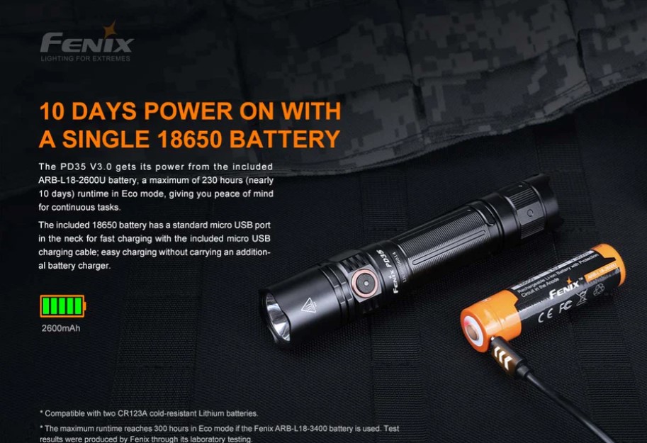 Φακός Fenix PD35 v3 (1.700 Lumen)