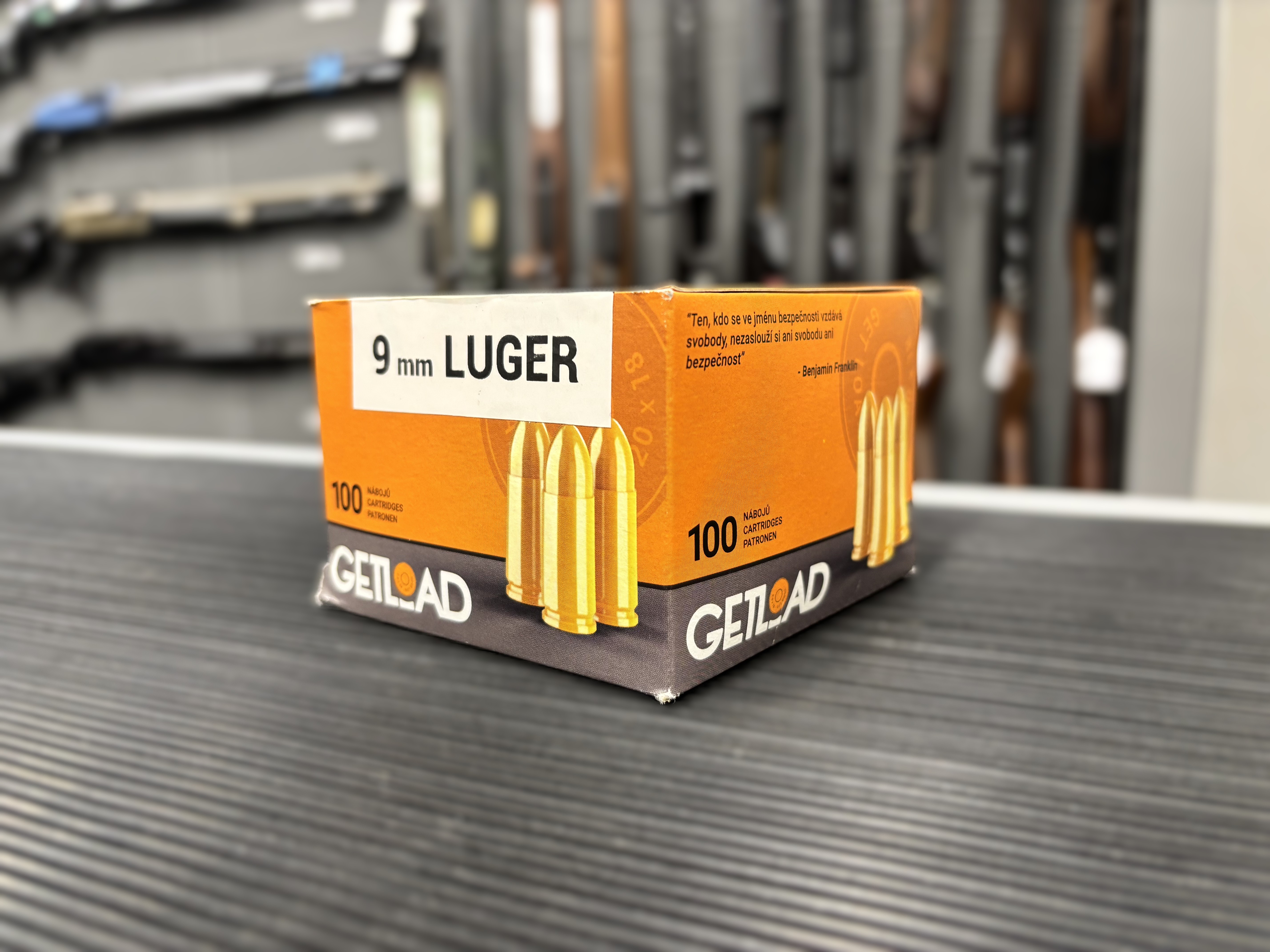 Cartridges 9x19 GetLoad FMJ 147gr SUBSONIC