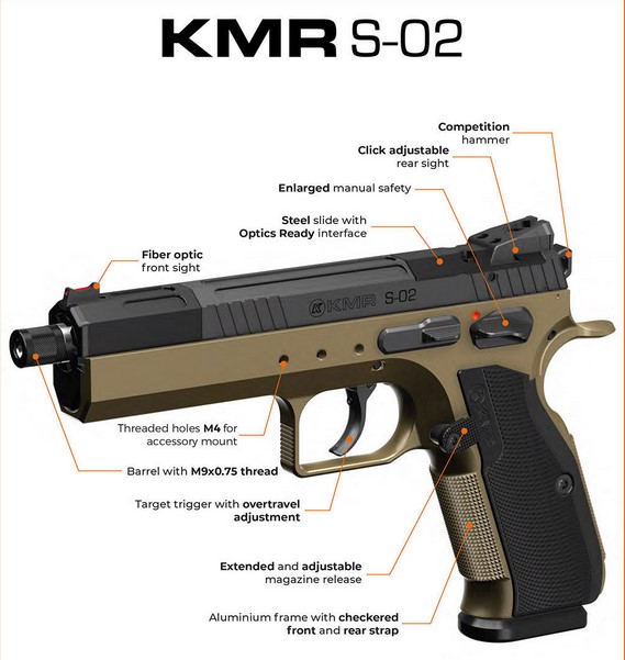 Πιστόλι KMR S-02 cal.22
