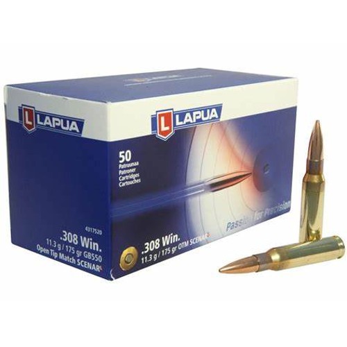 Cartridges .308 Lapua Scenar OTM 155gr