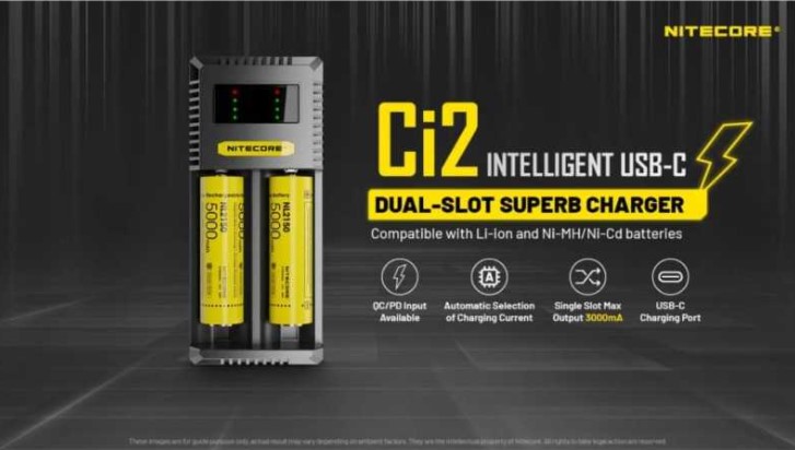 Φορτιστής μπαταριών Nitecore Ci2