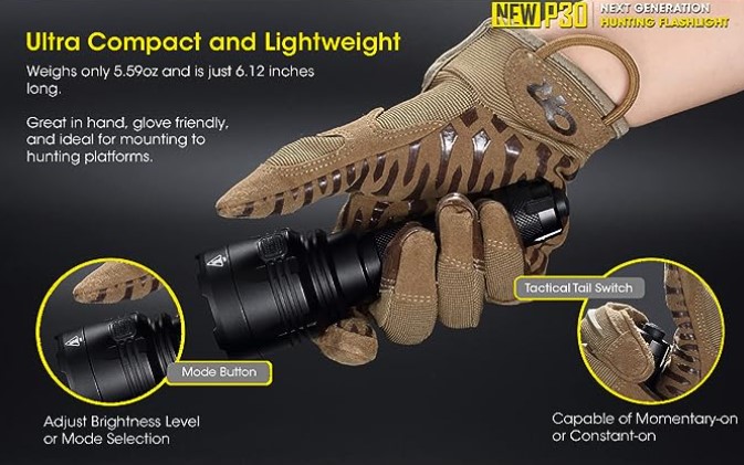 Φακός Nitecore P30 New (1.000 Lumen)