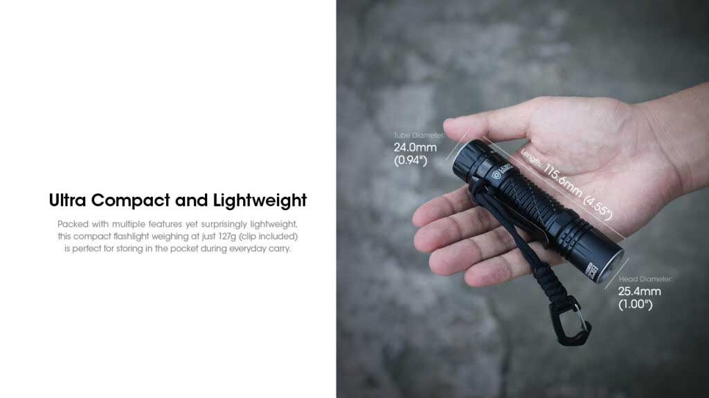 Flashlight Nitecore EDC33 (4.000 Lumen)