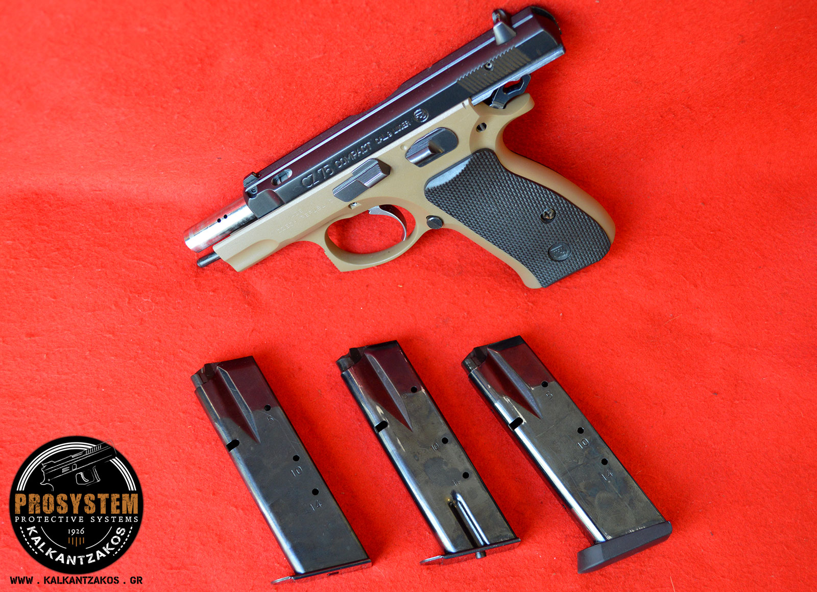 Pistol CZ 75 Compact (Khaki) 9x19 (USED)