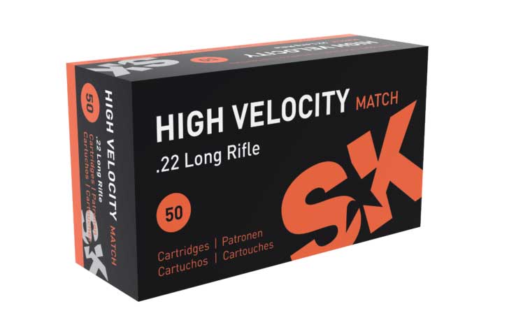 Φυσίγγια .22 SK High Velocity Match 40gr (πορτοκαλί)