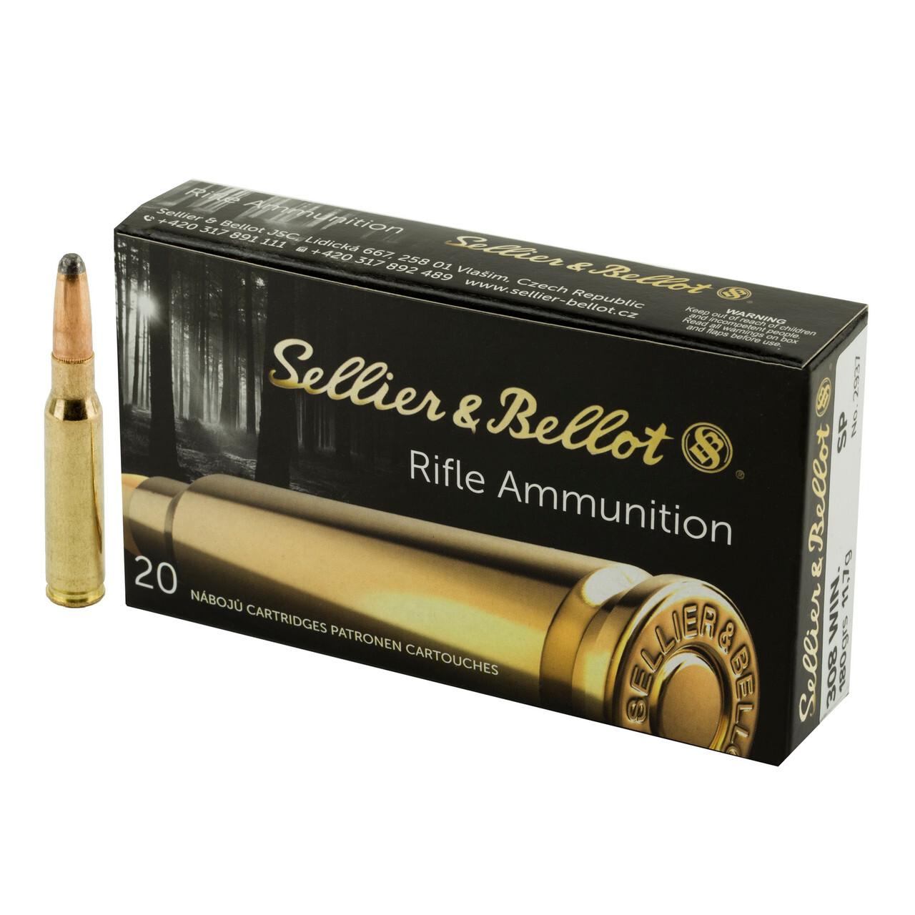 Φυσίγγια .308 S&B SP 180gr