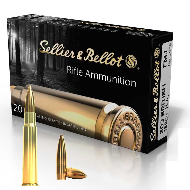 Cartridges .303 S&B FMJ 180gr
