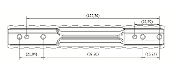 Picatinny rail for Rem 700 SA/ CZ 600 Lux 0MIL Sphur R-7001 