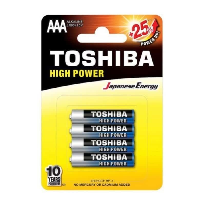 Μπαταρίες AAA Toshiba High Power (4 τεμ)