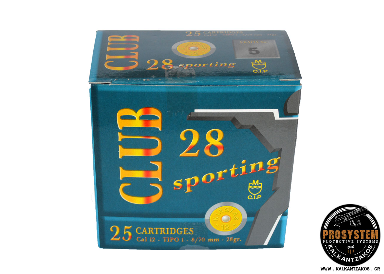 Club Sporting Cartridges 12/70 28g