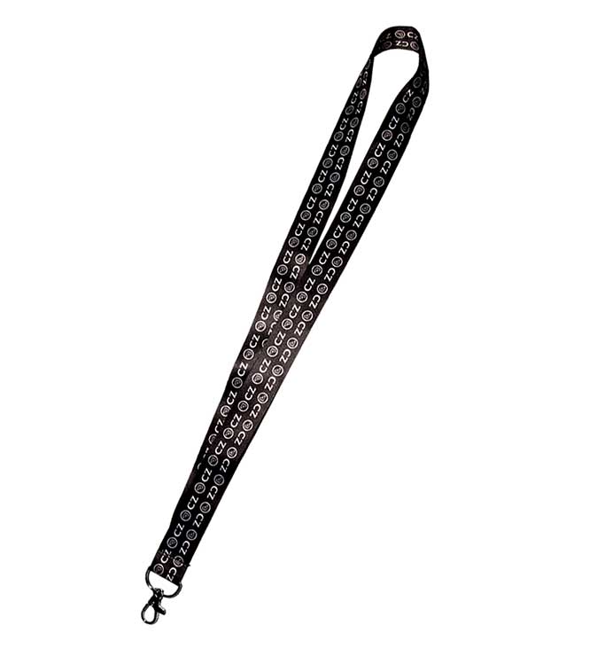 Κορδόνι λαιμού (lanyard) CZ Logo μαύρο