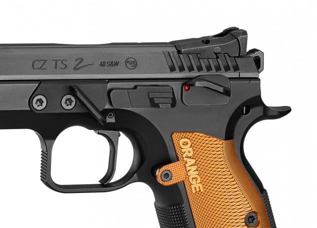 Safeties set for CZ TS 2 Orange