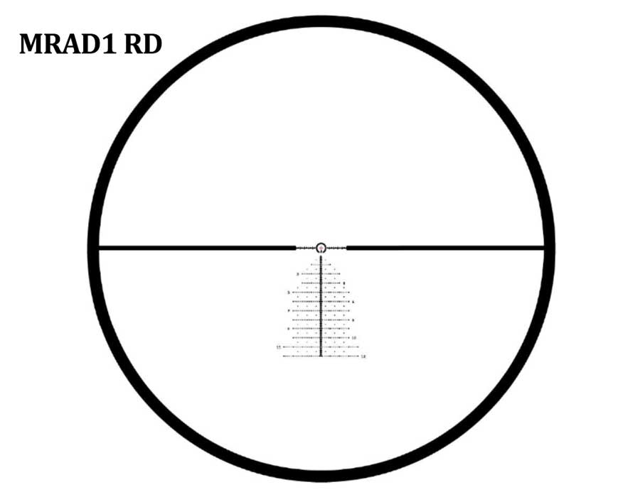 Meopta  6 3-18x50 FFP MRAD1 RD