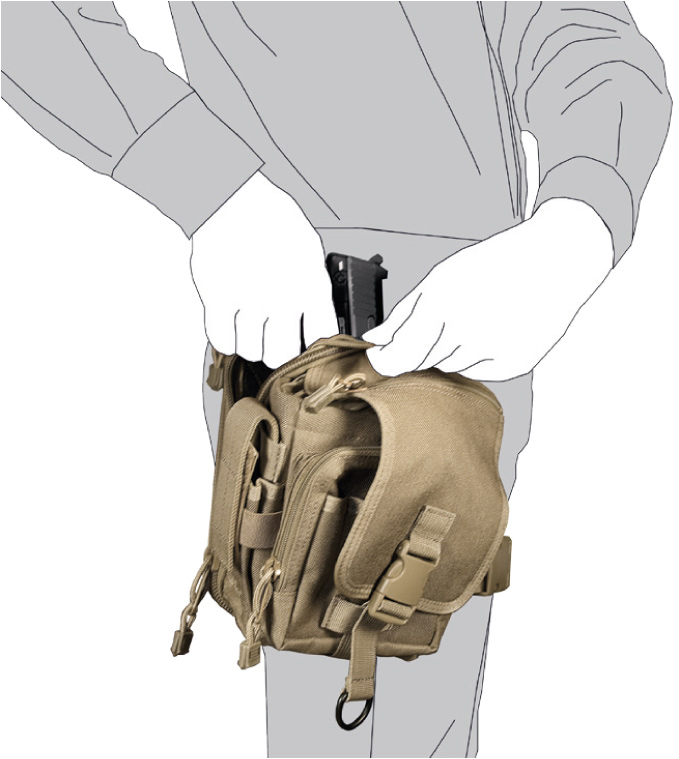 Τσαντάκι μηρού Vega Holster 2B35 Cargo Bag City
