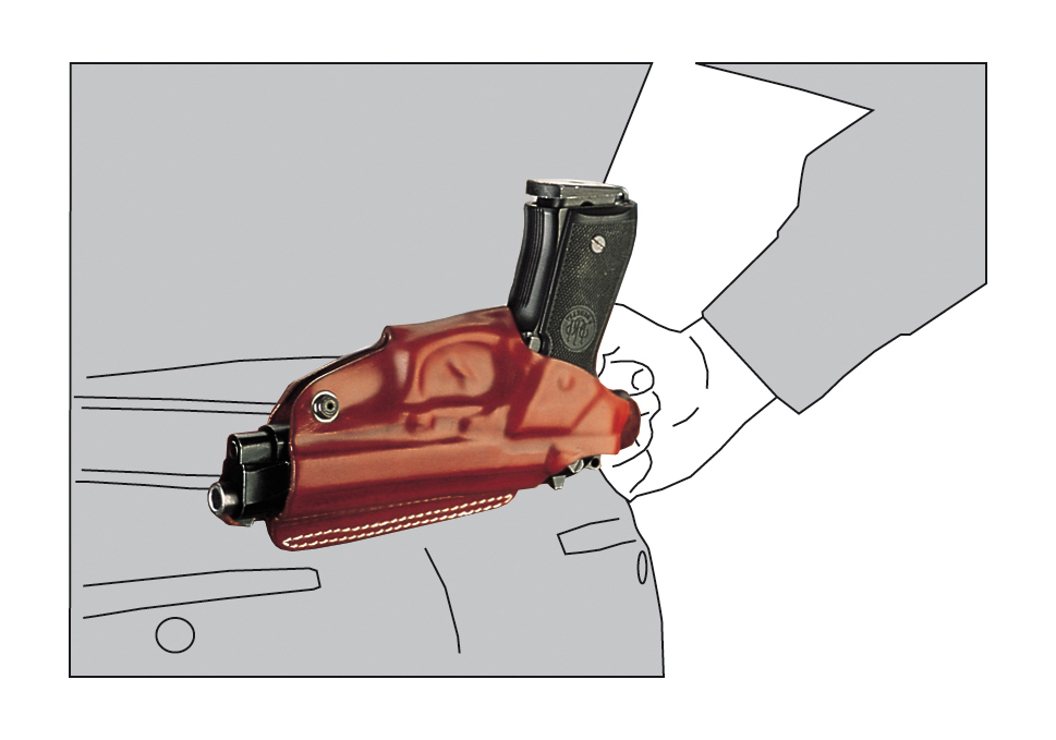 Vega Holster O1 leather shoulder holster